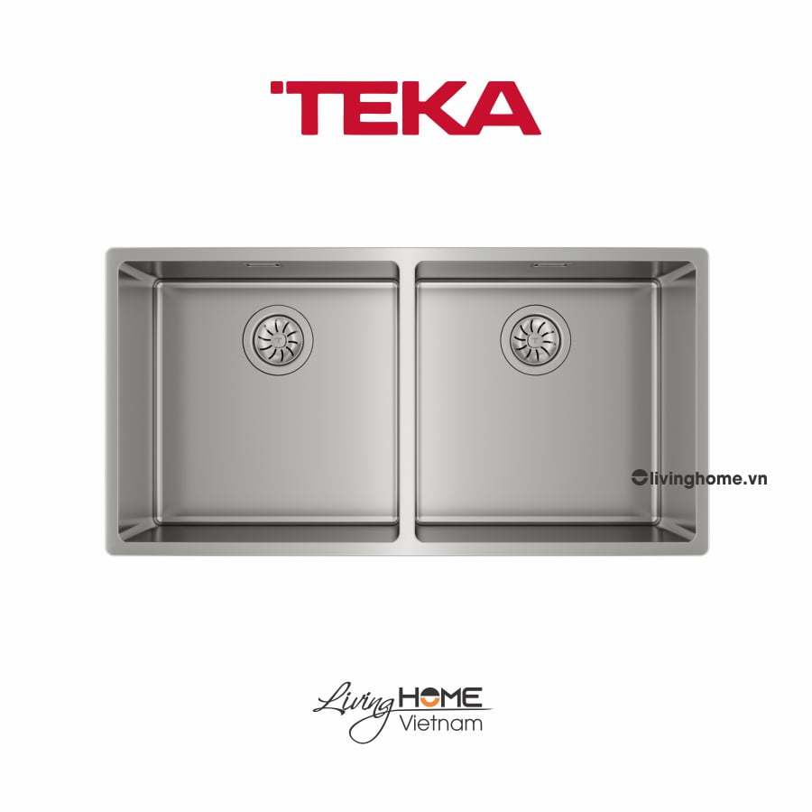 Chậu rửa Teka BE LINEA RS15 2B 860 lắp âm 2 hộc rửa 86cm 3 Chậu rửa Teka BE LINEA RS15 2B 860 lắp âm 2 hộc rửa 86cm
