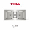Chậu rửa Teka CLASSIC 2 1/2B lắp nổi 2½ hộc rửa 100cm 1 Chậu rửa Teka CLASSIC 2 1/2B lắp nổi 2½ hộc rửa 100cm