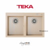 Chậu rửa Teka FORSQUARE 2B 790 Be lắp nổi đá thạch anh màu beige 79cm 2 Chậu rửa Teka FORSQUARE 2B 790 Be lắp nổi đá thạch anh màu beige 79cm