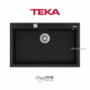 Chậu rửa Teka FORSQUARE 72-40 TG Bl lắp nổi đá thạch anh màu đen 79cm 1 Chậu rửa Teka FORSQUARE 72-40 TG Bl lắp nổi đá thạch anh màu đen 79cm