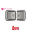 Chậu rửa Teka Total BE 2B 845 R lắp âm 2 hộc rửa 1 Chậu rửa Teka Total BE 2B 845 R lắp âm 2 hộc rửa
