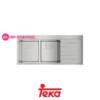 Chậu rửa lắp nổi Teka Maestro ZENIT RS15 2B 1D 2 hộc rửa + 1 bàn chậu 2 Chậu rửa lắp nổi Teka Maestro ZENIT RS15 2B 1D 2 hộc rửa + 1 bàn chậu