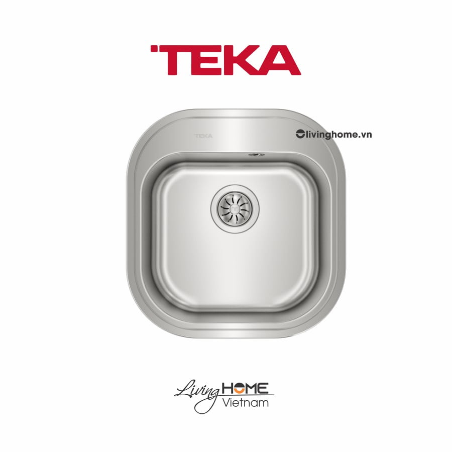 Chậu rửa Teka STYLO 1B lắp nổi 1 hộc rửa 46cm 3 Chậu rửa Teka STYLO 1B lắp nổi 1 hộc rửa 46cm