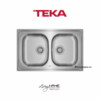 Chậu rửa Teka UNIVERSE 80 T-XP 2B lắp nổi 2 hộc rửa 79cm 2 Chậu rửa Teka UNIVERSE 80 T-XP 2B lắp nổi 2 hộc rửa 79cm