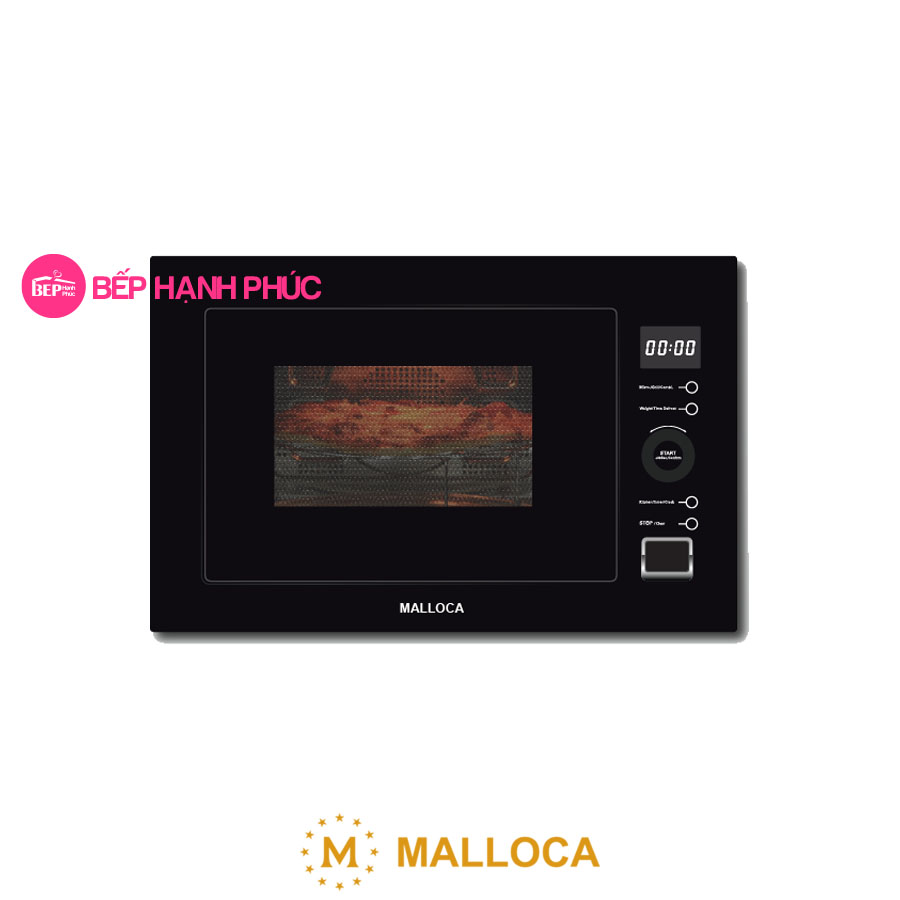 Lò vi sóng Malloca MW 927BG Kính đen 27L 2 Lò vi sóng Malloca MW 927BG Kính đen 27L