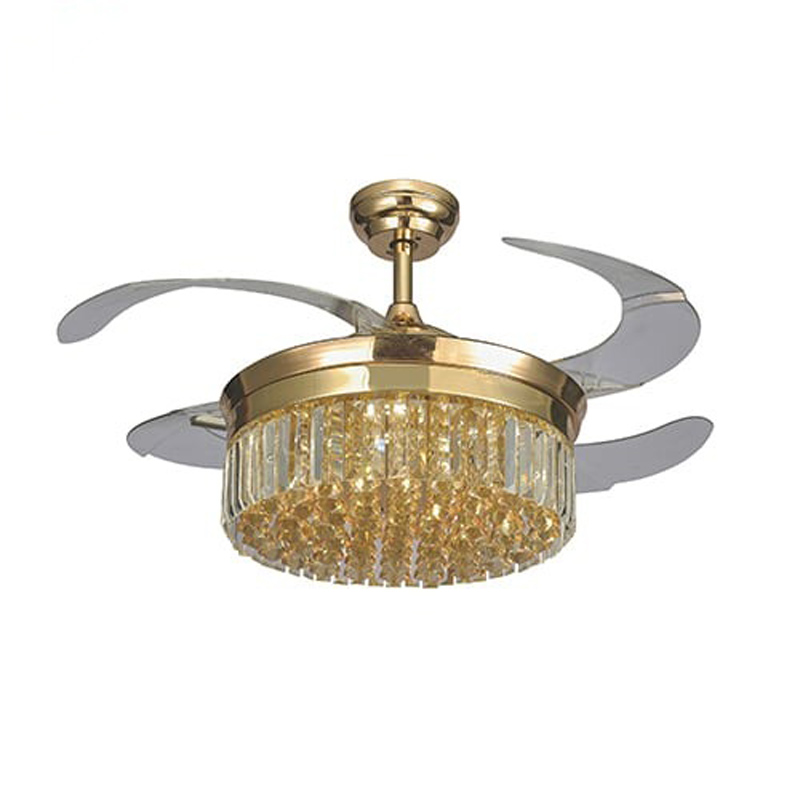 Quạt Trần Luxaire Crystal GOLD 3 Quạt Trần Luxaire Crystal GOLD