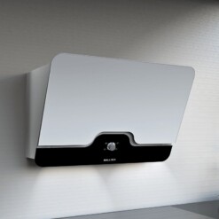 Malloca DRIVE F-152W - Máy Hút Mùi Áp Tường 80cm, Kính Trắng Đen, 850m3/h