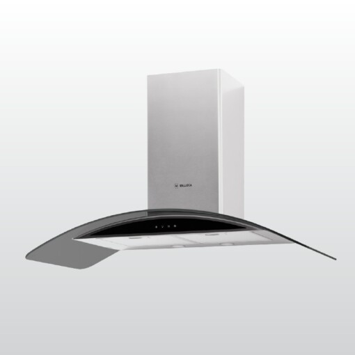 Malloca GAMA K3155.7 - Máy Hút Mùi Áp Tường 70cm, Inox Kính Cong, Sang Trọng