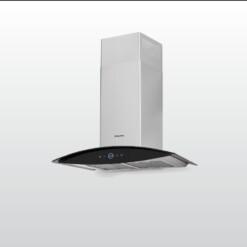 Máy Hút Mùi Áp Tường Malloca MC 7018HS, 70cm, Inox Kính Đen Mạnh Mẽ