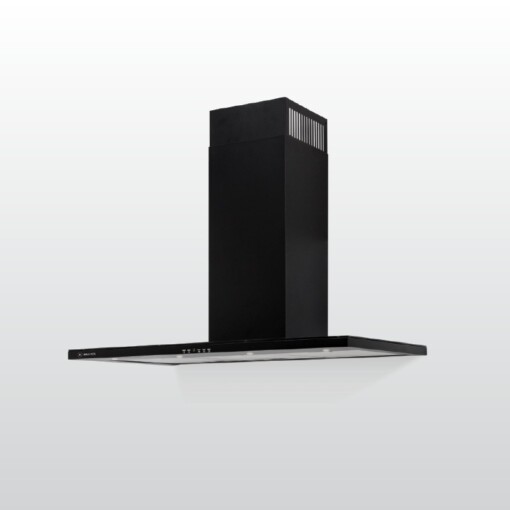 Malloca SLIM K1522 - Máy Hút Mùi Áp Tường 90cm, Thép Đen, Siêu Mỏng