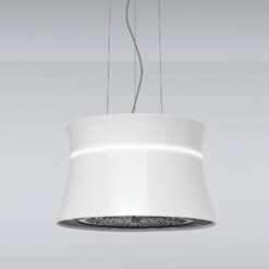 Máy Hút Mùi Đảo Decor Malloca SOPHIE K-500W, 50cm, Inox Trắng, Lồng Đèn