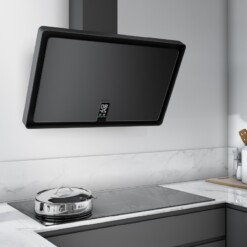 Máy Hút Mùi Áp Tường Malloca TIME K-153MB, 80cm, Inox Kính, Siêu Sang