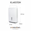 Máy hút ẩm Klarstein KL-DRYFY CONNECT 40L kết nối wifi tiện lợi 1 Máy hút ẩm Klarstein KL-DRYFY CONNECT 40L kết nối wifi tiện lợi