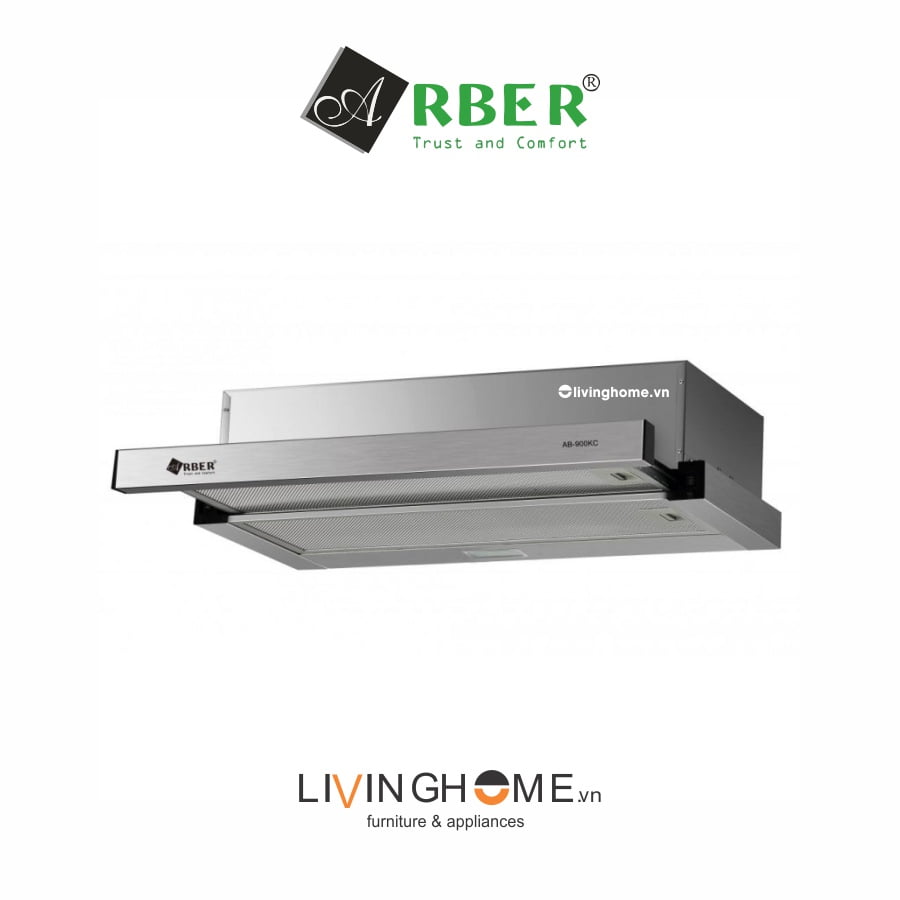 Máy hút mùi Arber AB900KC không gỉ nhỏ gọn 90cm 3 Máy hút mùi Arber AB900KC không gỉ nhỏ gọn 90cm