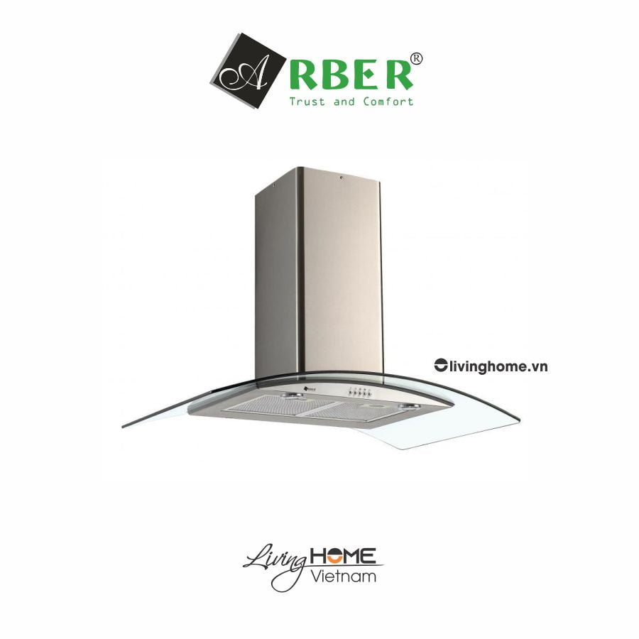 Máy hút mùi Arber AB900EA chịu lực 90cm 3 Máy hút mùi Arber AB900EA chịu lực 90cm