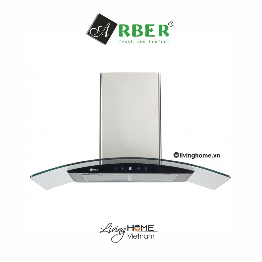 Máy hút mùi Arber AB900N inox không gỉ 90cm 3 Máy hút mùi Arber AB900N inox không gỉ 90cm