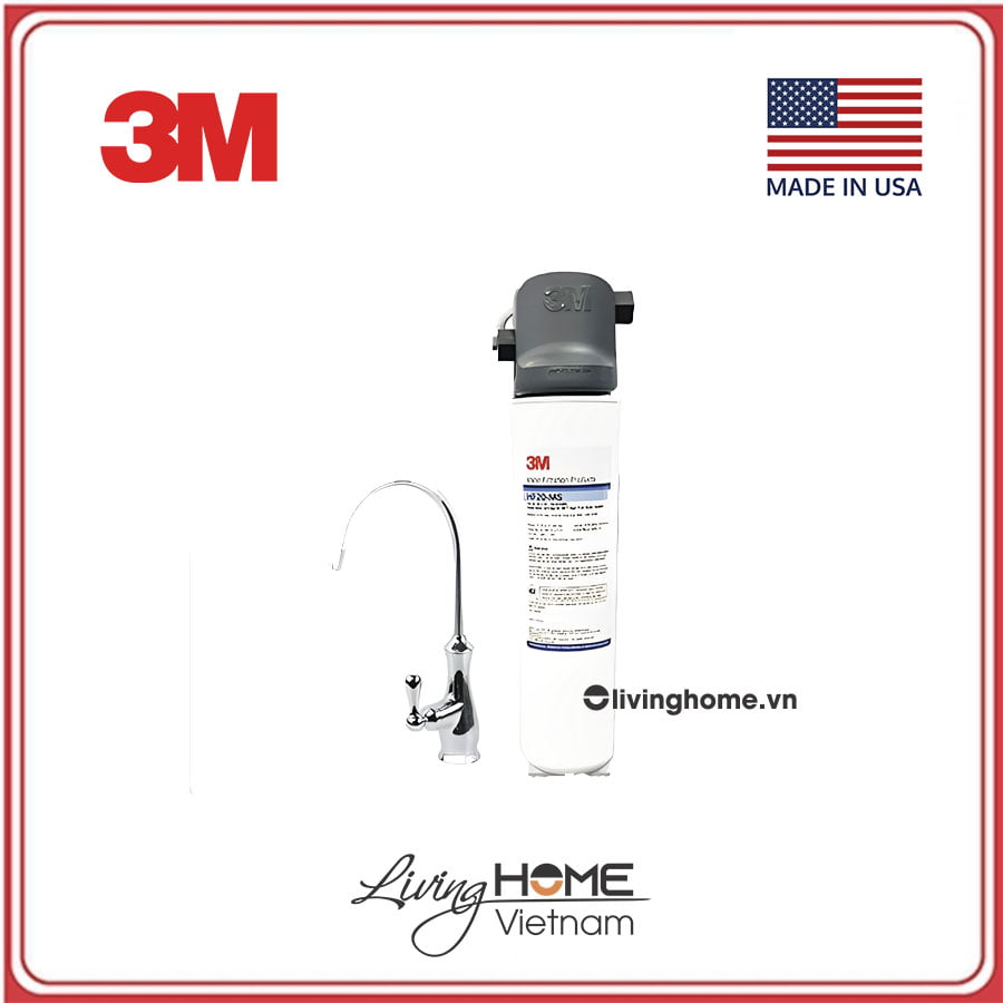 Máy lọc nước lắp dưới bồn rửa 3M BREW120-MS kèm vòi 3M nhập khẩu Mỹ 3 Máy lọc nước lắp dưới bồn rửa 3M BREW120-MS kèm vòi 3M nhập khẩu Mỹ
