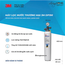 Máy lọc nước thương mại 3M ICE190S công suất lớn nhập khẩu Mỹ