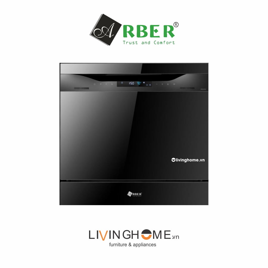 Máy rửa chén Arber ABMRB08GD dung tích 8 bộ bát dĩa 3 Máy rửa chén Arber ABMRB08GD dung tích 8 bộ bát dĩa