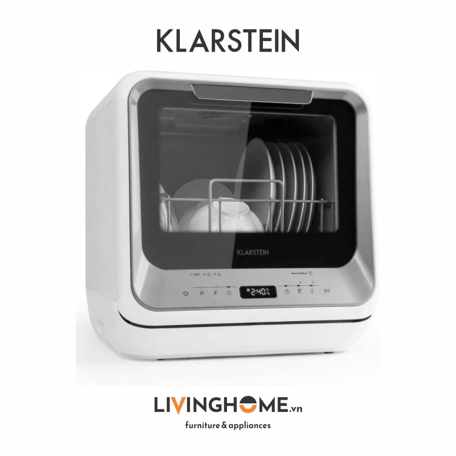 Máy rửa chén Mini Klarstein KL-AMAZONIA dung tích 4 bộ - 06 chương trình rửa 3 Máy rửa chén Mini Klarstein KL-AMAZONIA dung tích 4 bộ - 06 chương trình rửa