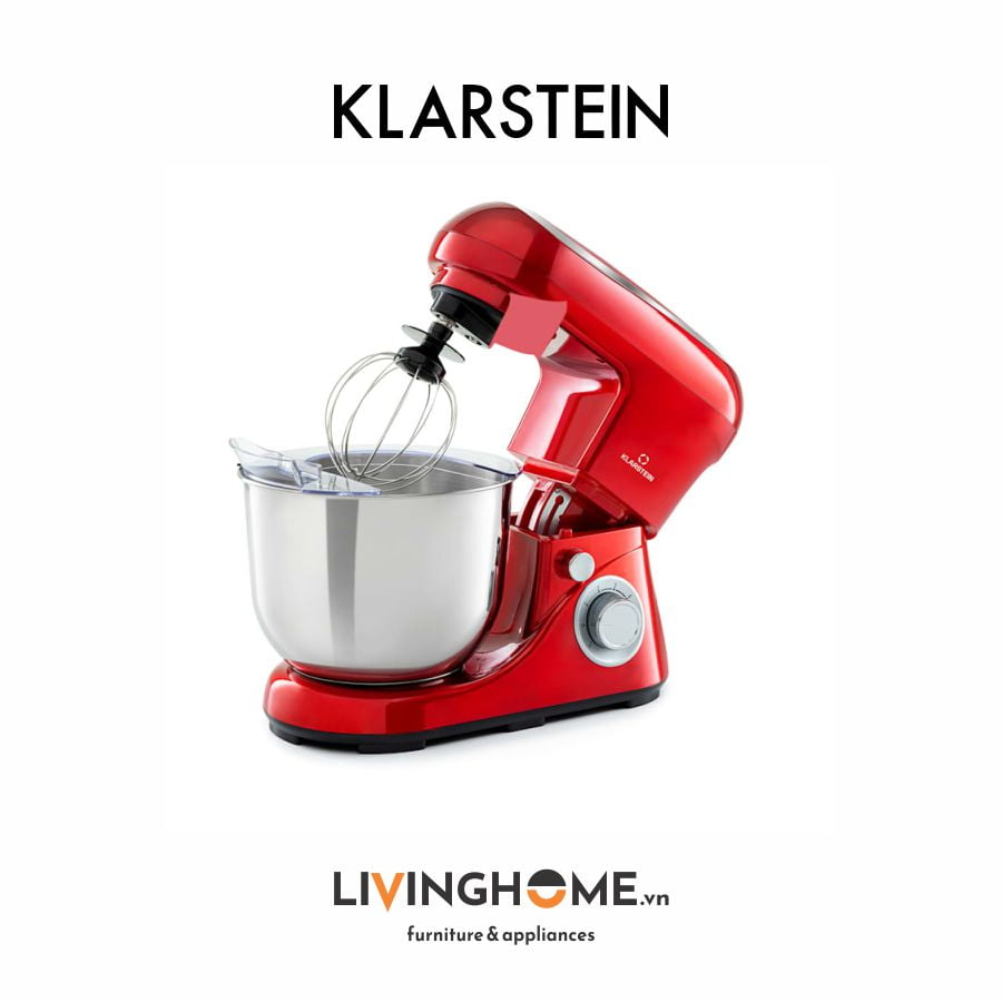 Máy trộn thực phẩm Klarstein KL-BELLA PICO 2G thiết kế nhỏ gọn với dung tích 5 Lít 3 Máy trộn thực phẩm Klarstein KL-BELLA PICO 2G thiết kế nhỏ gọn với dung tích 5 Lít