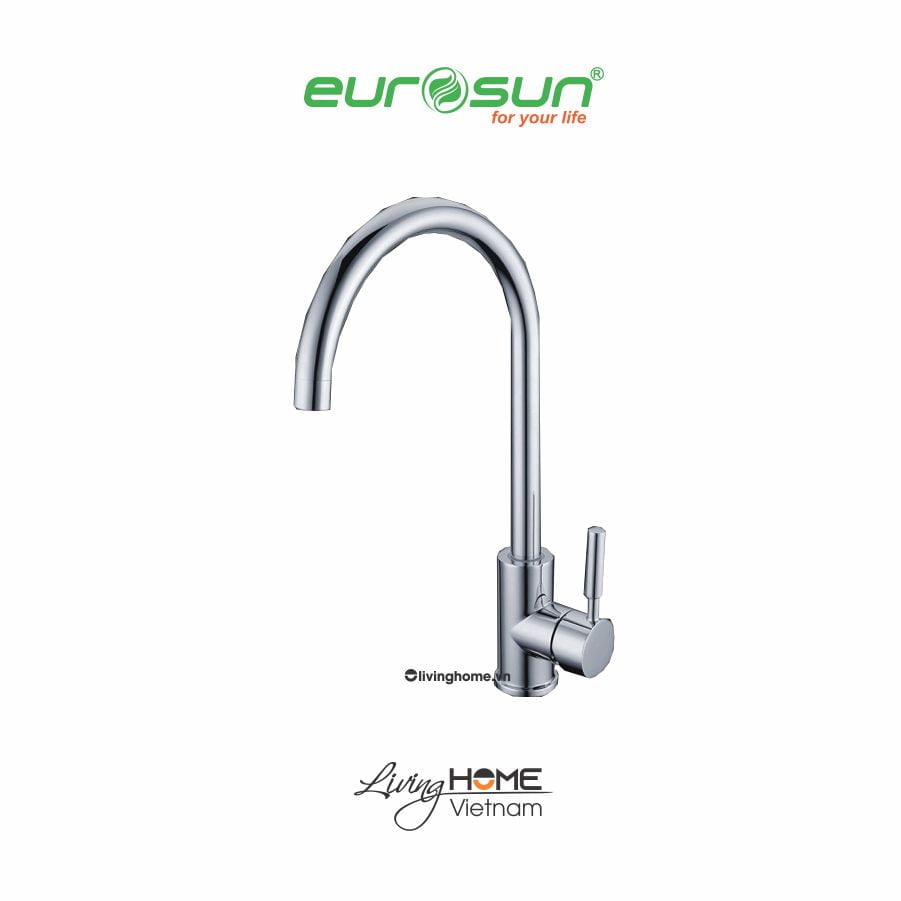 Vòi rửa chén Eurosun S-K025 đồng mạ Crom 3 Vòi rửa chén Eurosun S-K025 đồng mạ Crom