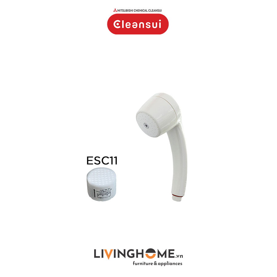 Vòi sen tắm Cleansui ES101 khử clo nhập khẩu Nhật 3 Vòi sen tắm Cleansui ES101 khử clo nhập khẩu Nhật