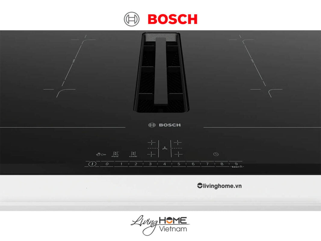 Bếp từ Bosch PVQ731F15E - Kết hợp hút mùi 4 vùng nấu 70cm