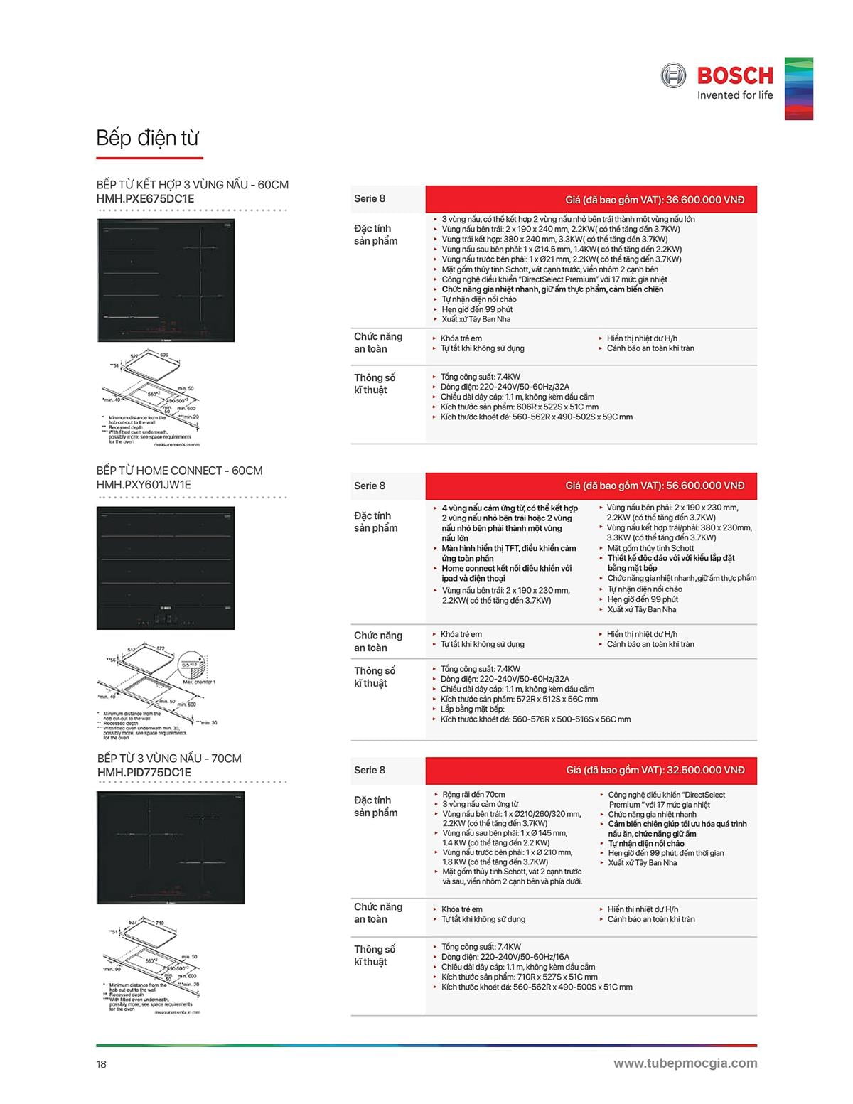 Catalogue Bosch HMH 34 Catalogue Bosch HMH - Thiết Bị Nhà Bếp Cao Cấp Đức