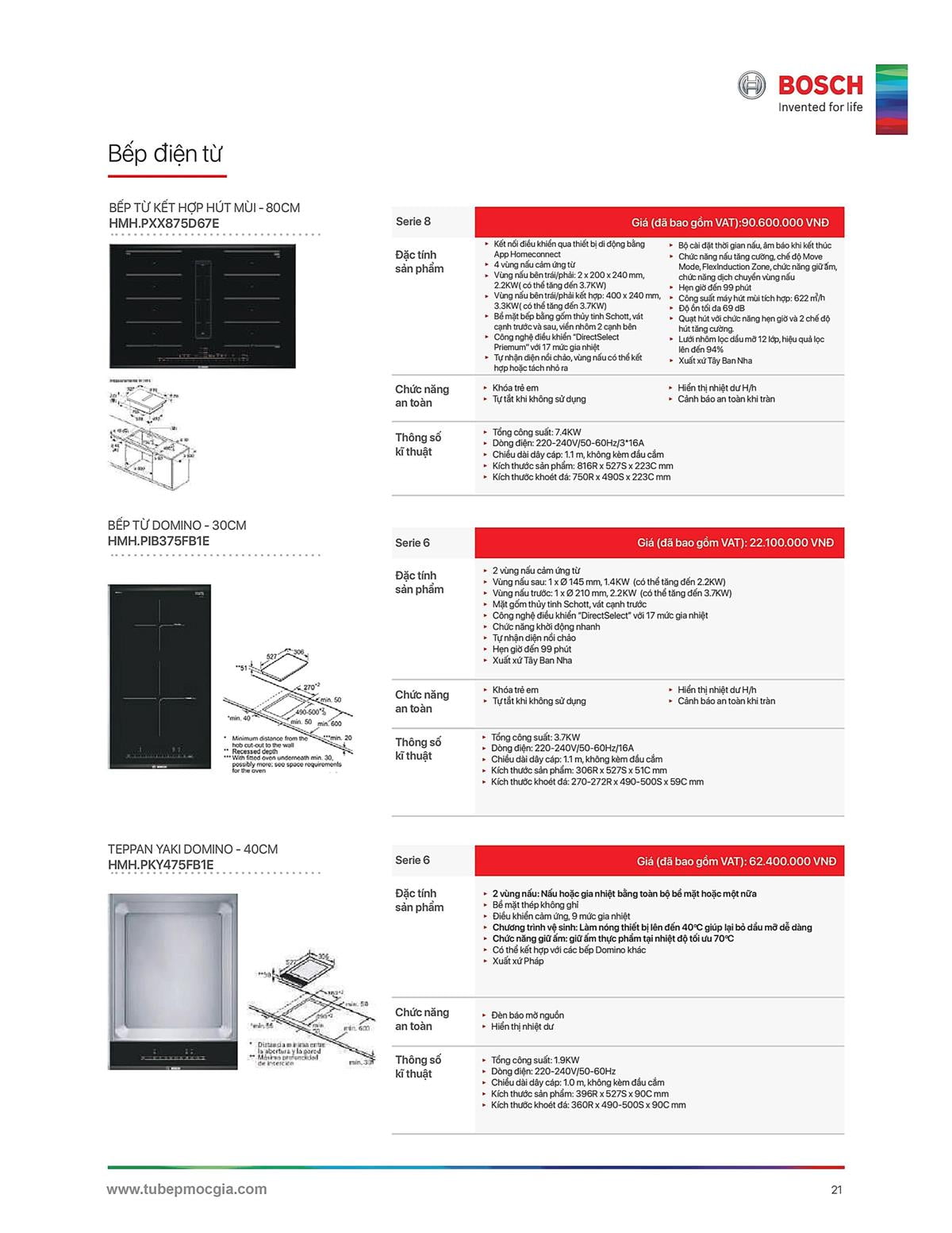 Catalogue Bosch HMH 37 Catalogue Bosch HMH - Thiết Bị Nhà Bếp Cao Cấp Đức
