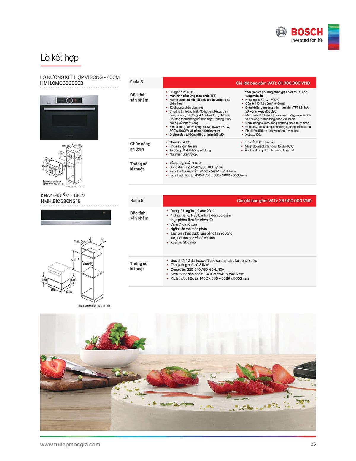Catalogue Bosch HMH 49 Catalogue Bosch HMH - Thiết Bị Nhà Bếp Cao Cấp Đức