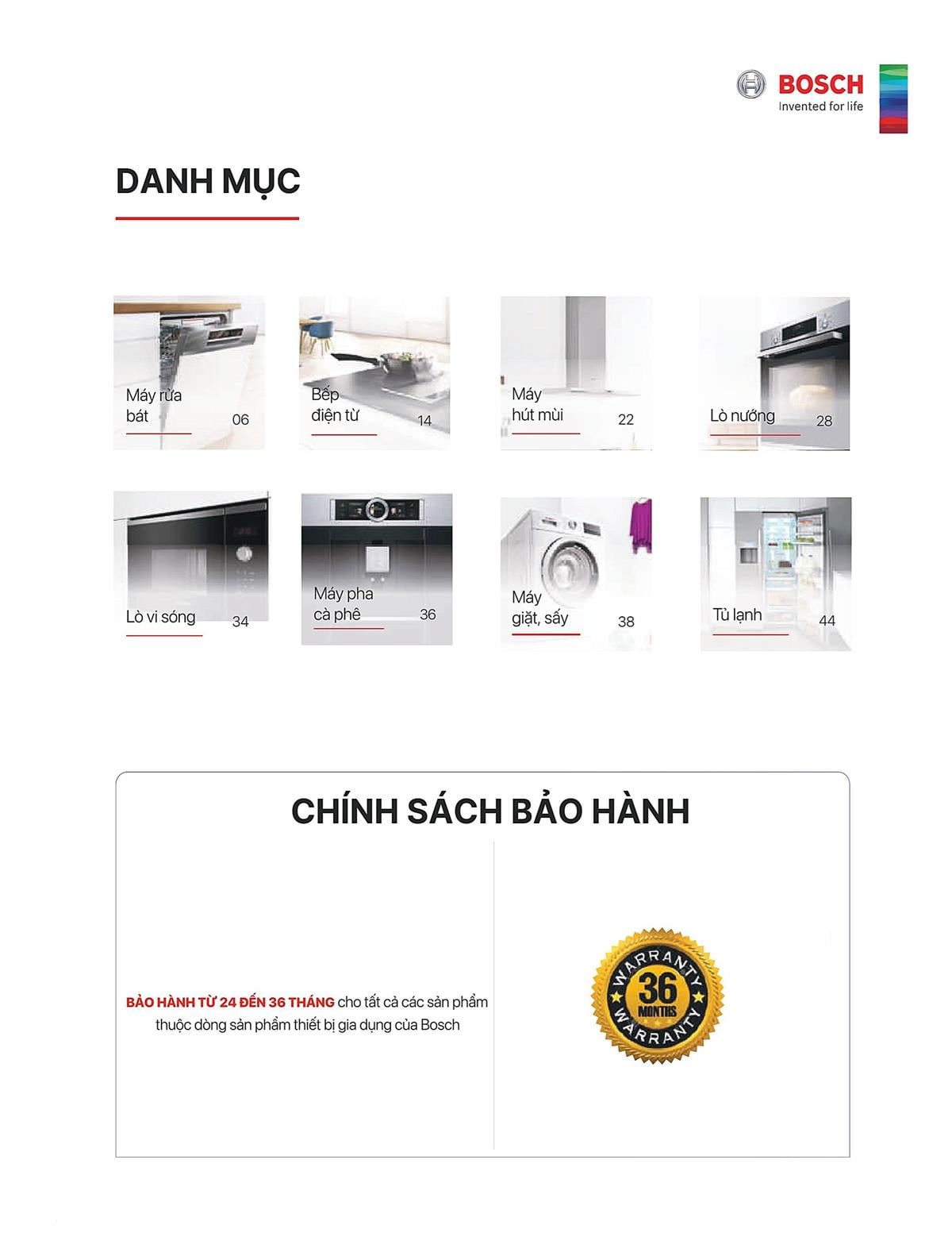 Catalogue Bosch HMH 21 Catalogue Bosch HMH - Thiết Bị Nhà Bếp Cao Cấp Đức