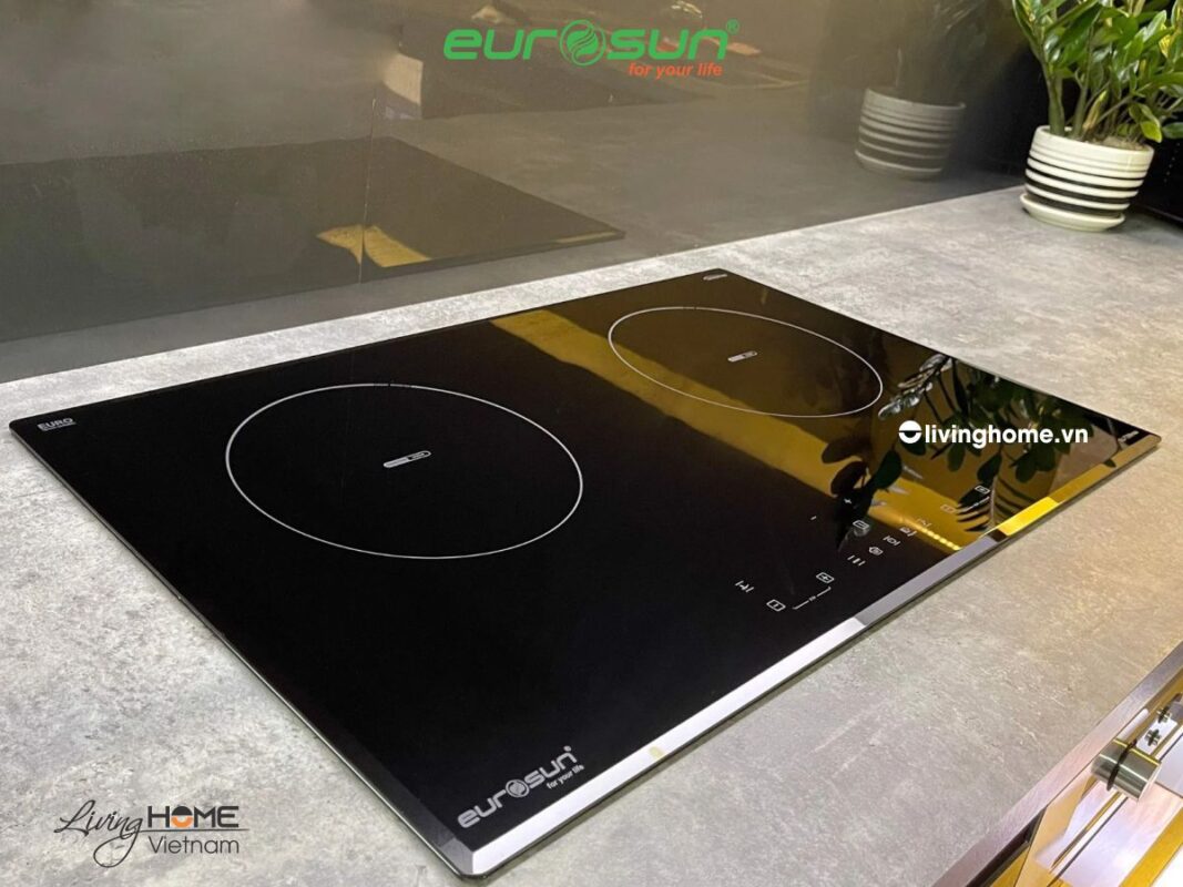 Bếp từ Eurosun EU-T256Max Kính EURO Platinum đen sang trọng 11 Bếp từ 2 vùng nấu Eurosun EU-T256Max màu đen sang trọng