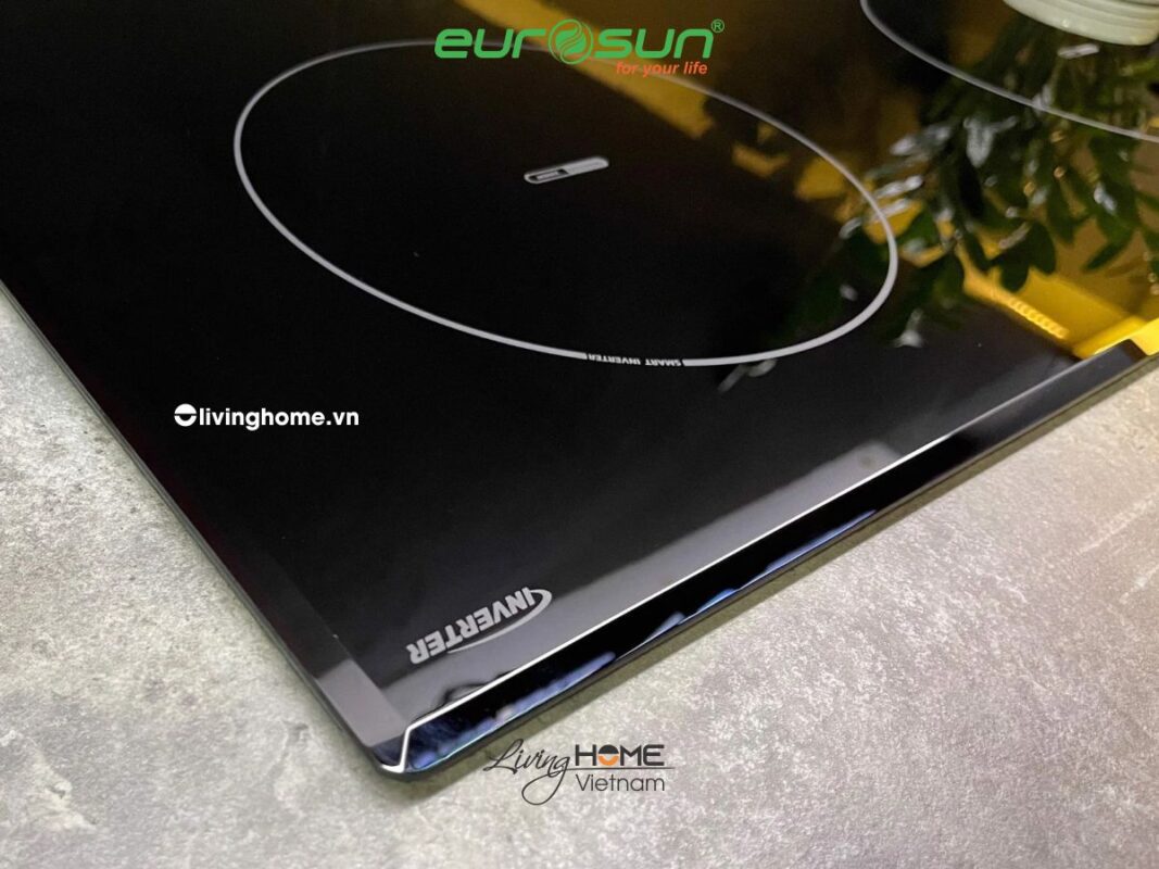 Bếp từ Eurosun EU-T256Max Kính EURO Platinum đen sang trọng 10 Bếp từ Eurosun EU-T256Max màu đen sang trọng với 2 vùng nấu