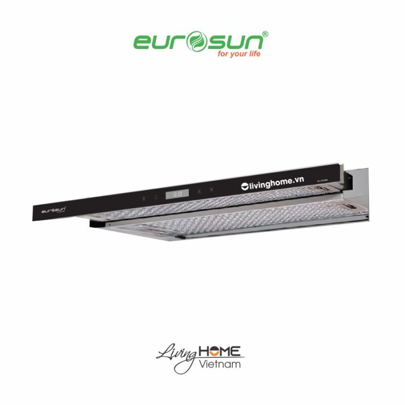 Máy hút mùi Eurosun EH-70AF86B âm tủ màu đen hút mùi cực mạnh