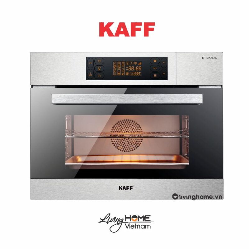 Lò hấp kết hợp nướng Kaff KF-ST56LXR với 13 chức năng tiết kiệm năng lượng chuẩn Châu Âu 4 Lò hấp kết hợp nướng Kaff KF-ST56LXR