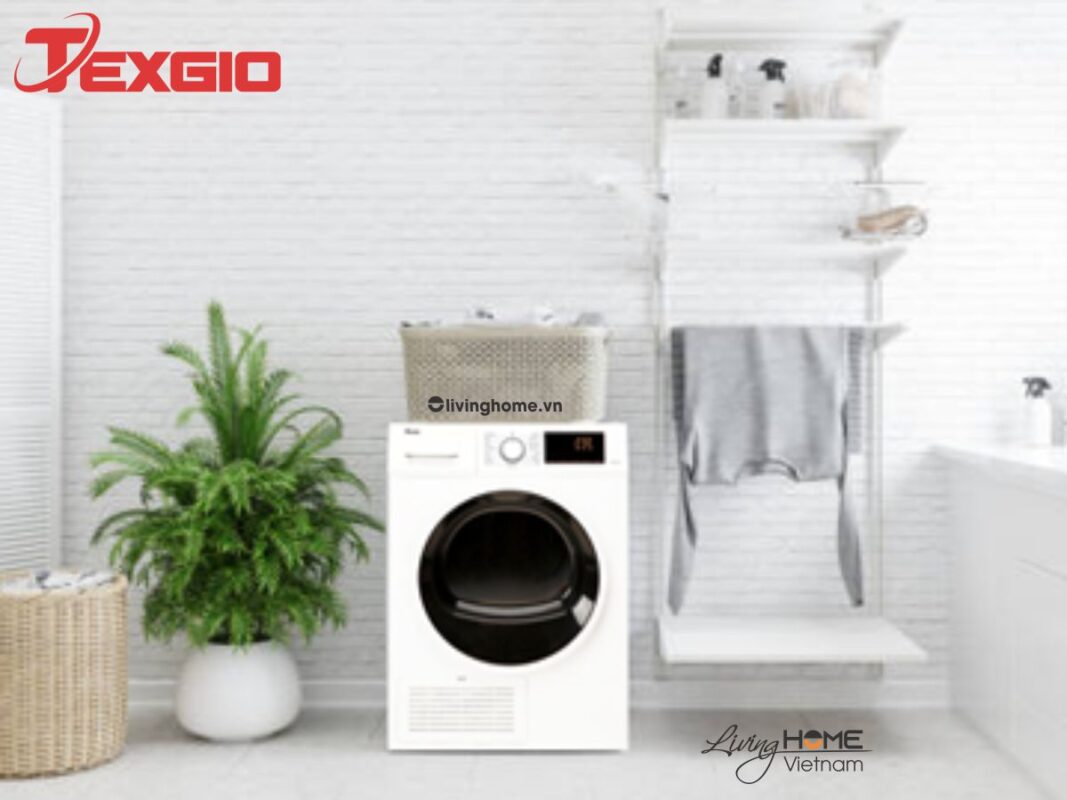 Máy sấy quần áo Texgio TG-DV805 loại ngưng tụ dung tích 8 kg 16 Máy sấy quần áo Texgio TG-DV805