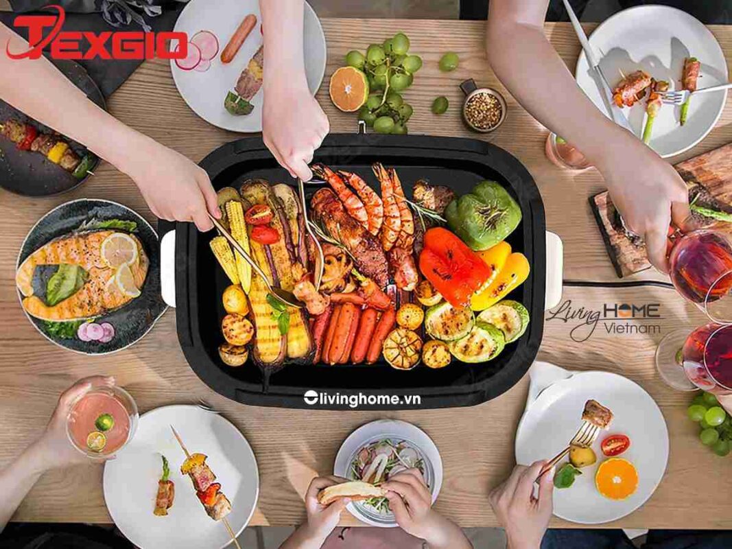 Bếp điện đa năng Texgio TG-GHP4 kiểu dáng Retro dung tích 4 lít 18 Bếp điện đa năng Texgio TG-GHP4